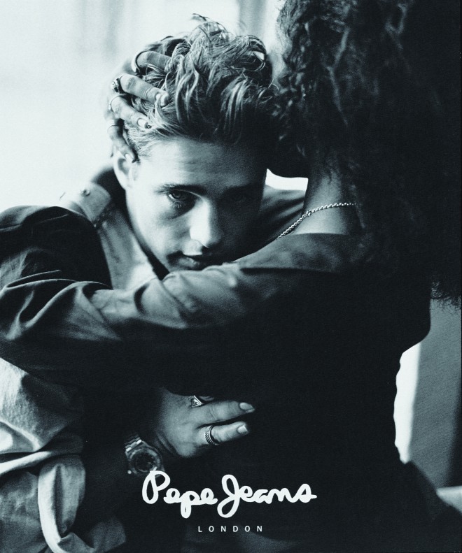 Jason Priestley for Pepe Jeans efterår/vinter 1993/94.