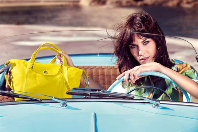 Alexa Chung für Longchamps.