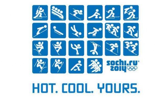 1. Glavni slogan zimskih olimpijskih iger v Sočiju se glasi: »Vroče. Mrzlo. Tvoje.«