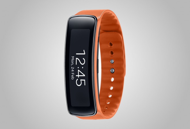 Pulseira inteligente Samsung Gear Fit. Foto: Samsung