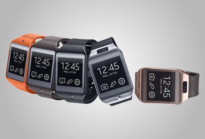 Relógios inteligentes Samsung Gear 2 e Gear 2 Neo. Foto: Samsung