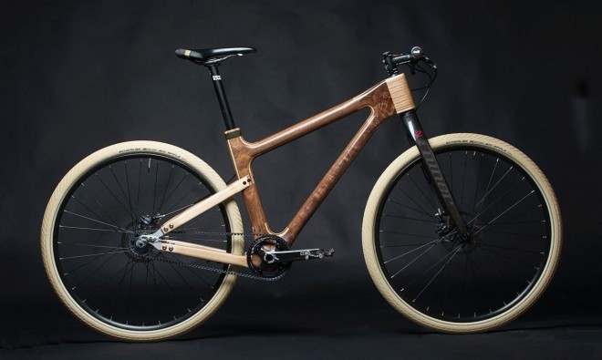 A wooden bicycle that we assemble ourselves. Photo: Sandwichbikes.