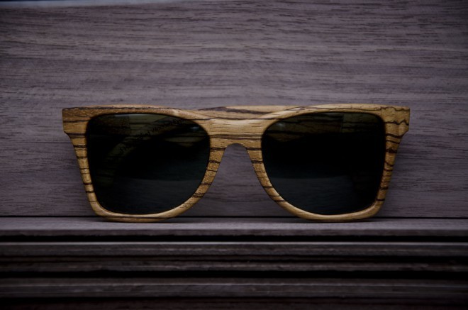 Słoweńska marka okularów drewnianych Wood Stock. Zdjęcie: Zapasy drewna
