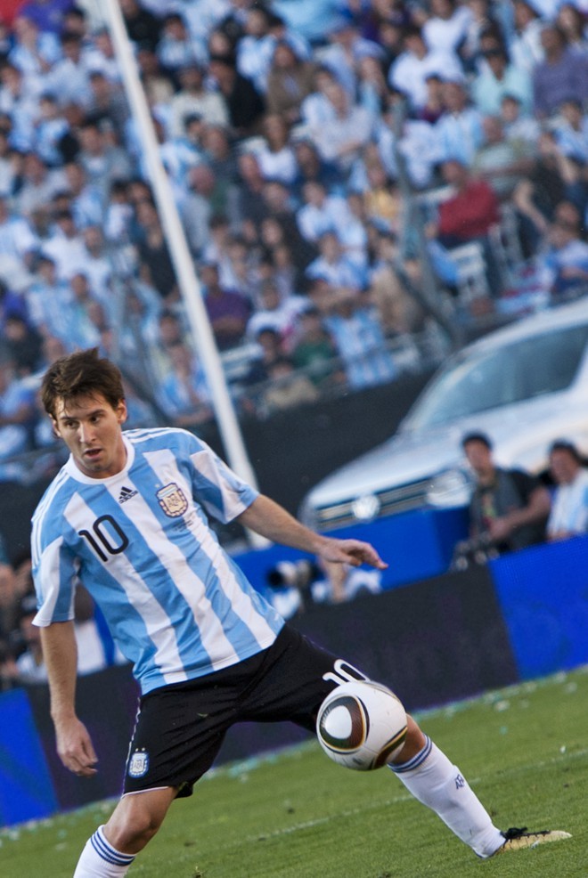 Lionel Messi quest'anno proverà ad andare oltre i quarti di finale con la squadra argentina. Foto: archivio Adidas