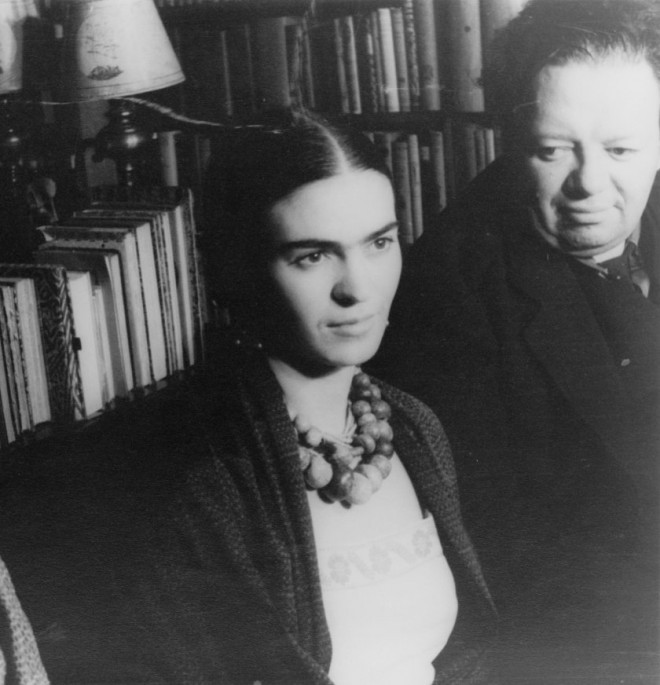 Frida Kahlo in Diego Rivera 1932
