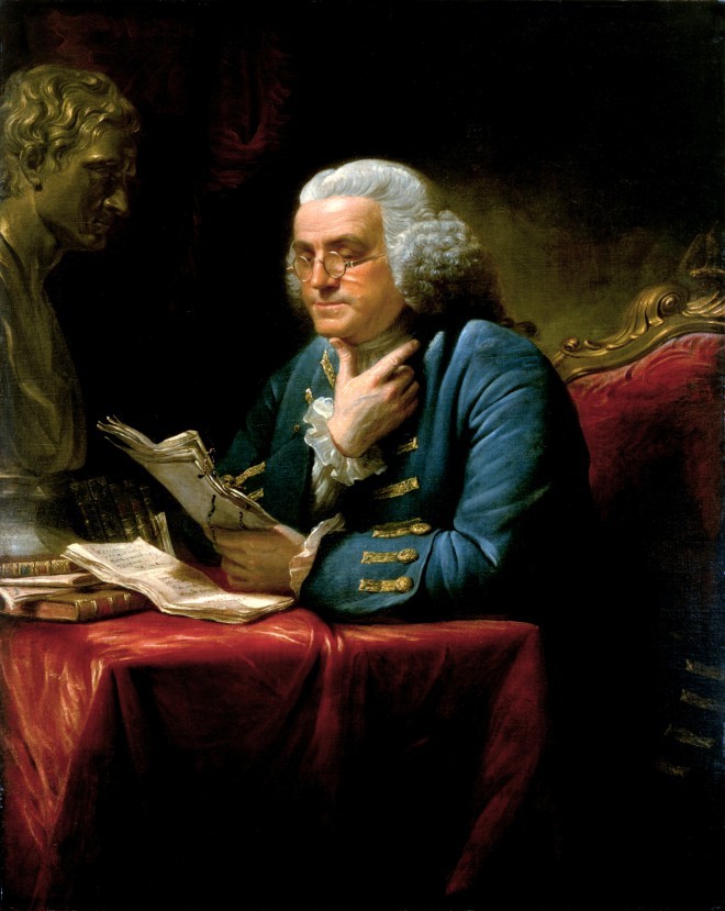 Benjamin Franklin fragte sich jeden Abend, was er an diesem Tag Gutes getan hatte.