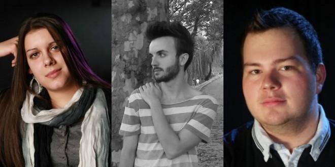 Stiftende medlemmer af VLU Association: Anja Rošker, Žan Žveplan og Sandi Jesenik