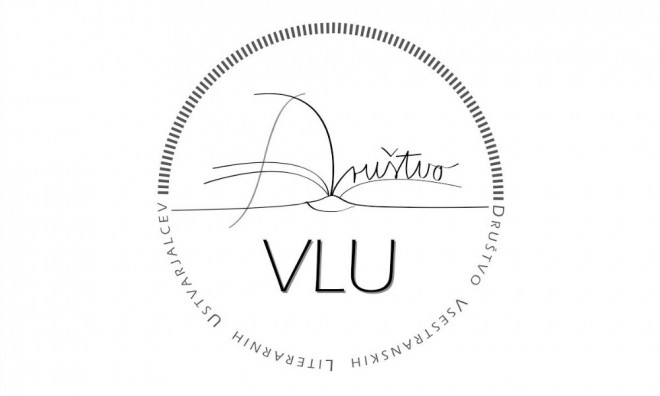 Logotip Društva VLU, ki ga je oblikovala Désirée Berus.