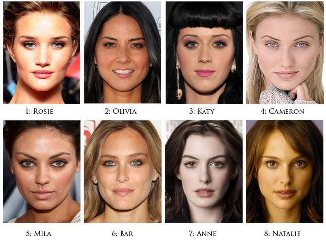 8 vakreste kvinner ifølge Maxim magazine, 2011. 