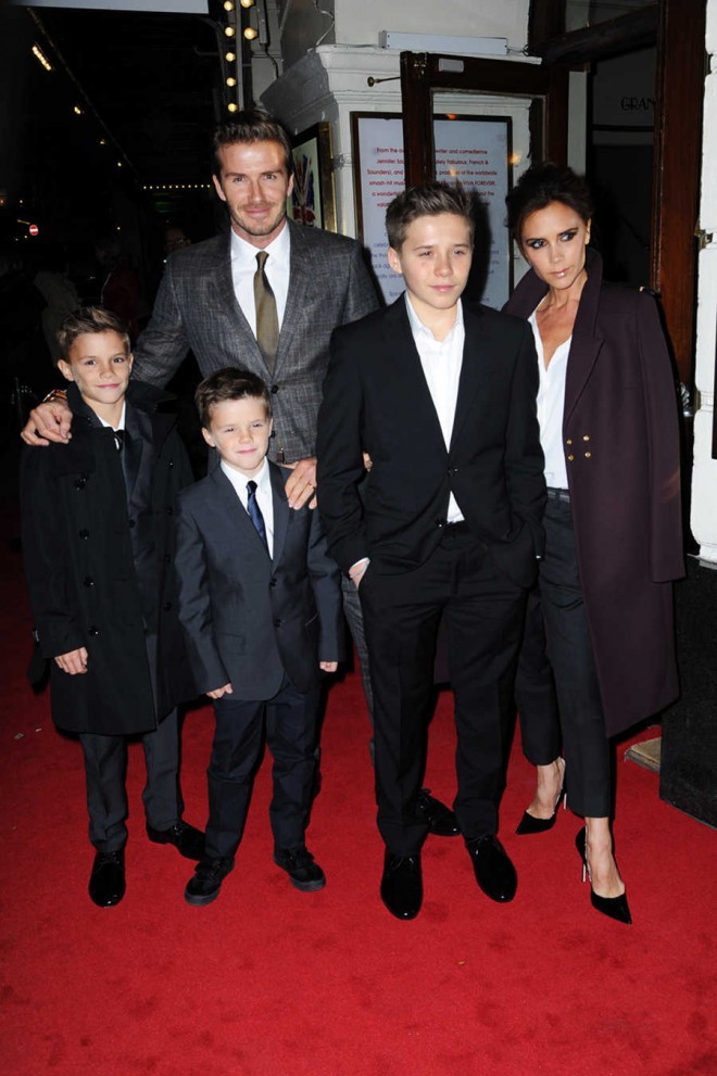 Victoria in David Beckham s sinovi