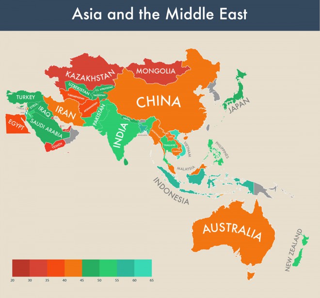 Asia y Medio Oriente