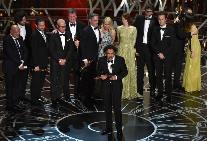 The winner of the evening is the movie Birdman.