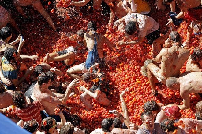 "La Tomatina" festival, Spain