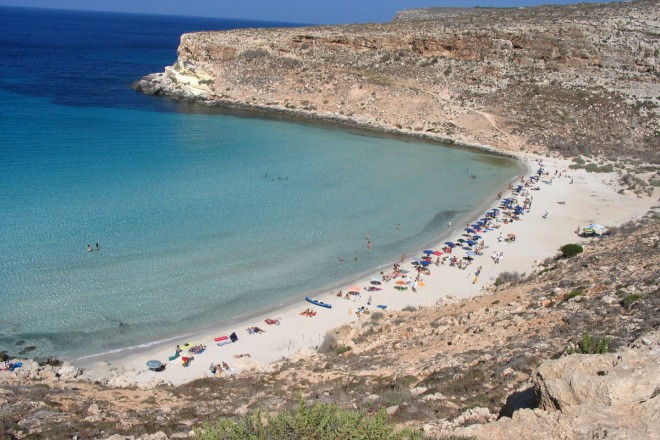 3. Zajčja plaža – Lampedusa, Italija