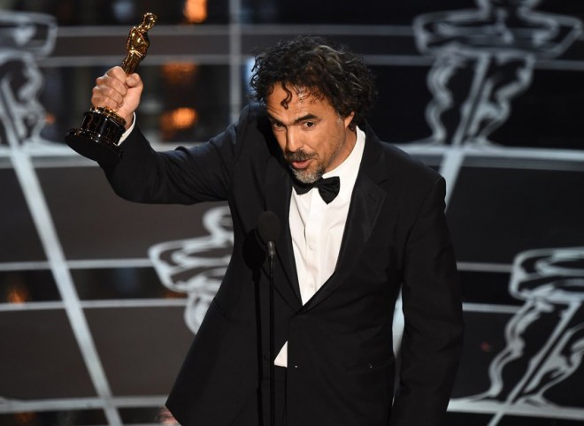 Two "magnificent" Oscars were won by the film Birdman - it won the Oscar for the best film and the best director. The photo shows director Alejandro González Iñárritu.