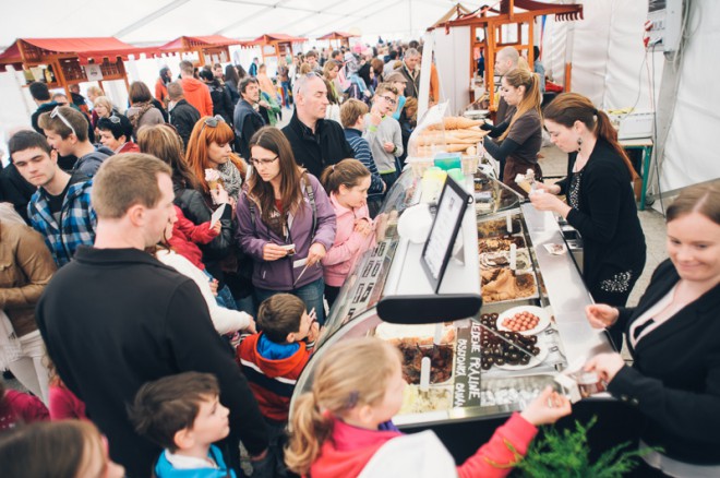 Festival čokolade v Radovljici.