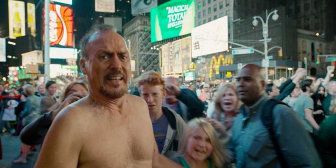 Do you ever dream of being in a situation similar to Riggan's in Birdman?