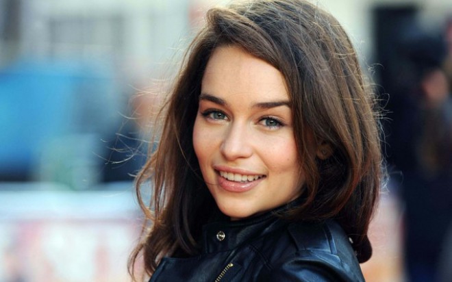 Emilia Clarke is found in ninth place.