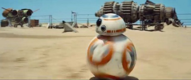 The BB-8 droid.