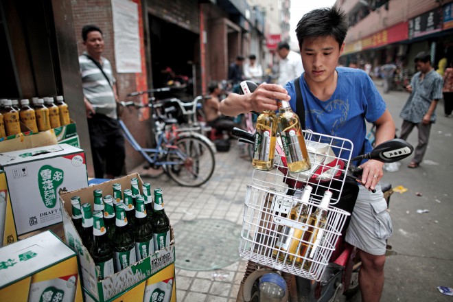 China, the beer giant.
