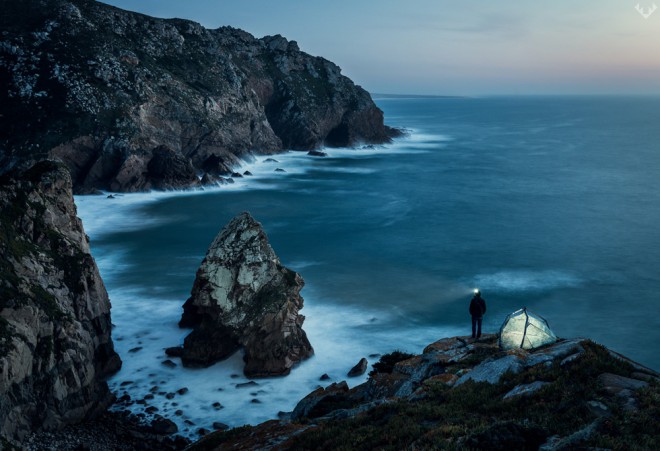 Napihljivi šotor Heimplanet Fistral bo postal eno z okolico.