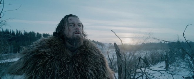 Leonardo DiCaprio kot John Snow, pardon, kot Hugh Glass v filmu The Revenant.