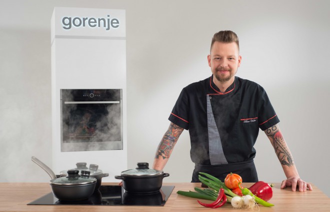 Novo generacijo kuhinjskih aparatov Gorenje predstavlja priznani kuharski mojster Bine Volčič.