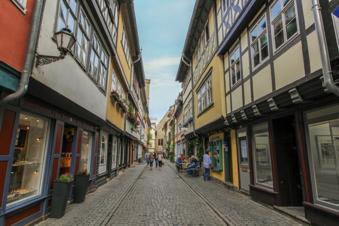 Erfurt is a place of charming, colorful streets