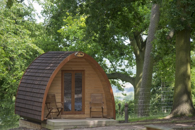 Glamping urbain au zoo de Londres.