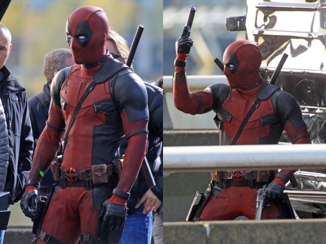 Deadpoolov filmski kostum je zvest tistemu iz stripa.