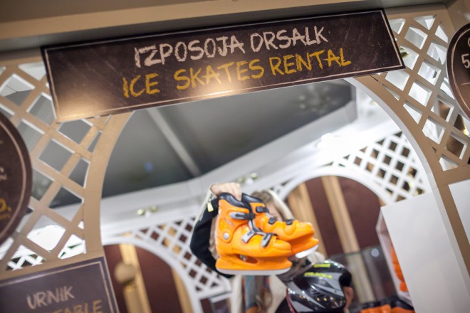 Den romantiske ishallen i Bled med lukten av pisket krem lokker allerede!