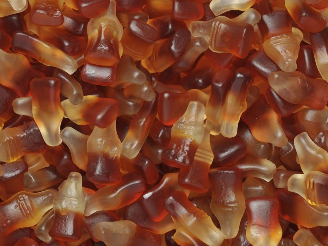 Les bonbons à la gelée gommeuse Coca-Cola, comme nous nous en souvenons de notre jeunesse.