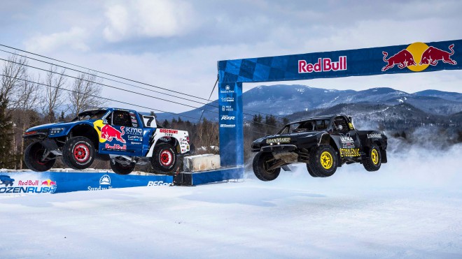 Tilannekuva vuoden 2016 Red Bull Frozen Rushista.