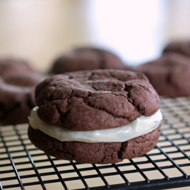 Homemade Oreo cookies are the best.