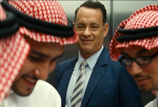 V sodnih dvoranah se Tom Hanks odlično znajde, kaj pa med šejki?