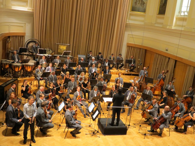 Orkesteret til den slovenske filharmonien.