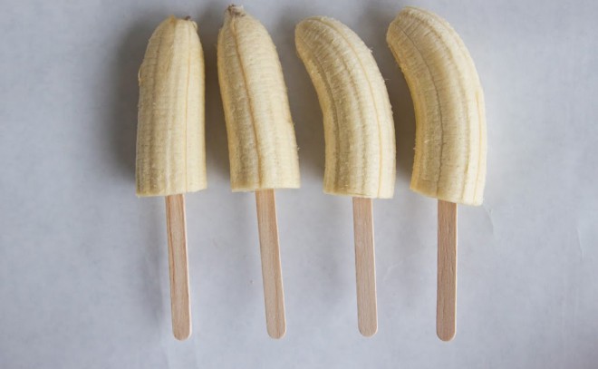 Bananine lučke so pripravljene 1, 2, 3.