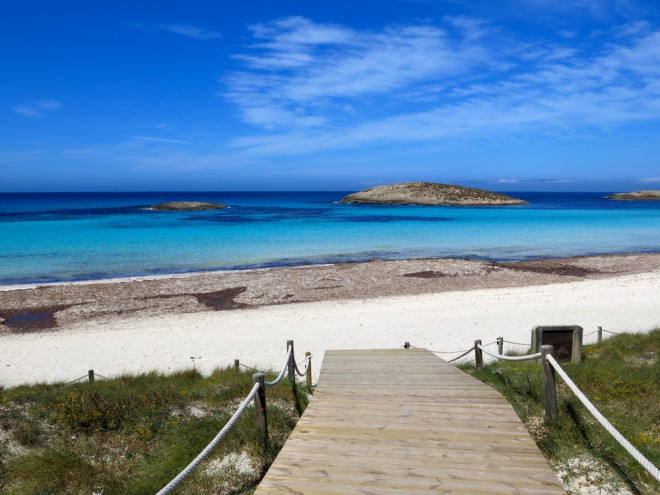 Playa de Ses Illetes (Formentera, Balearen)