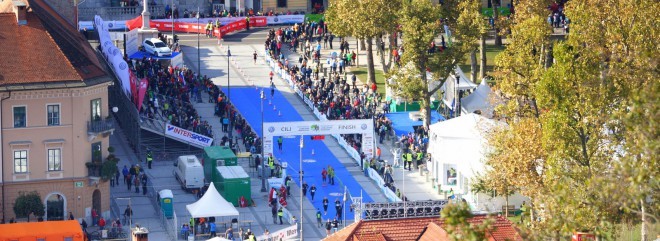 Die Ziellinie des Marathons befindet sich wieder am Congress Square.