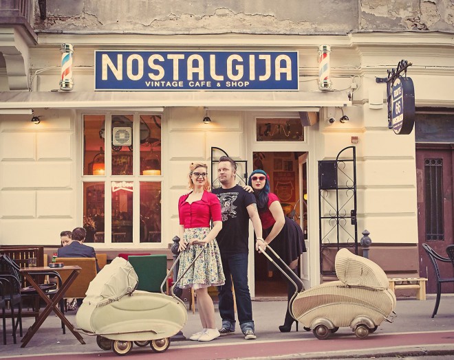 Nostalgija is located on the Kraków sign in the premises where the bars used to be.