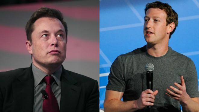 Mark Zuckerberg und Elon Musk blicken dieser Tage seitwärts.