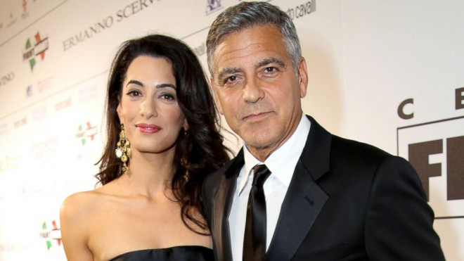 George Clooney a Amal Alamuddin delí 17 rokov.
