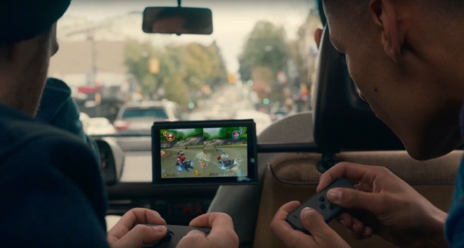Z Nintendo Switch możesz także korzystać podczas jazdy.