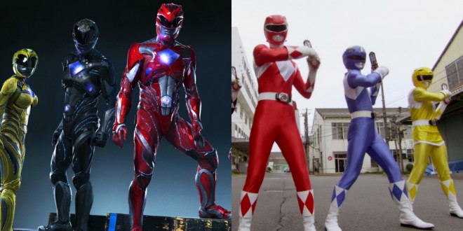 The Power Rangers got new costumes.