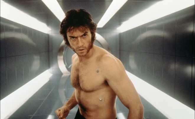 Hugh Jackman nei panni di Wolverine nel 2000.
