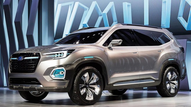 Velik, večji, Subaru VIZIV-7 SUV.