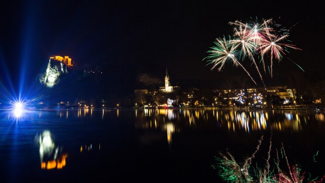Uudenvuodenaatto Bledissä (kuva: Turizem Bled)