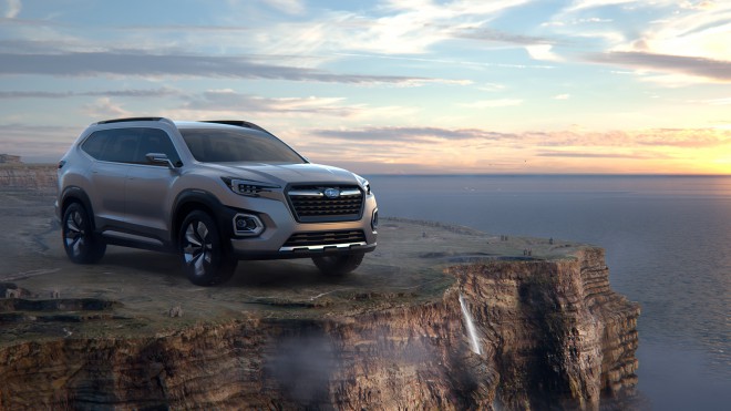 Subaru VIZIV-7 SUV je napoved novega velikega SUV-a, ki naj bi v prodajne salone zapeljal leta 2018.