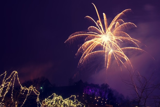 Ognjemet nad Ljubljano (foto: Shutterstock)
