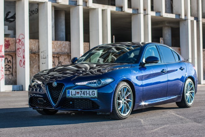 Alfa Romeo Giulia - je prva Alfa gnana na zadnji pogon po legendarni 75-ici. 